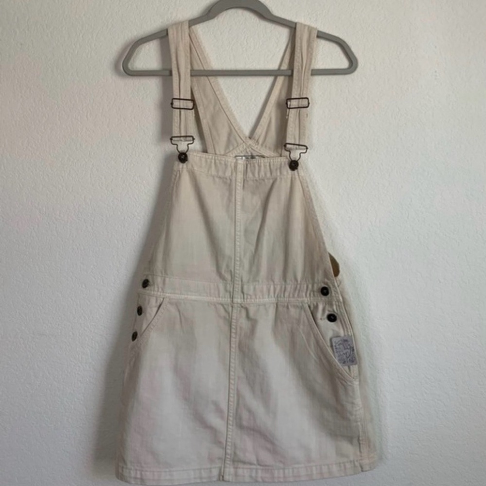 Free People Cream Mini Dress